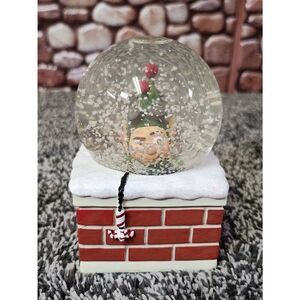 Rare-Hallmark Snow Globe Disney Lanny, Wayne in Chimney
